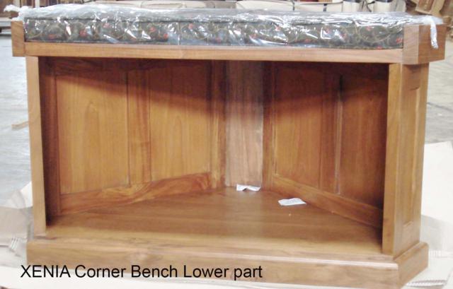 XENIA Corner Bench Lower part 